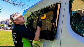 Camper van conversion | How the PROs fit windows.