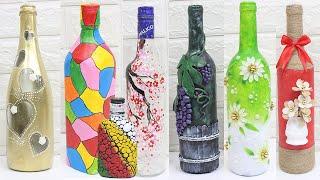 10 Beautiful glass bottle decoration ideas | Home decorating ideas