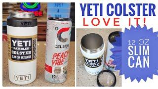 Review YETI Rambler 12 oz Colster Slim Can Koozie Insulator for Hard Seltzer Can