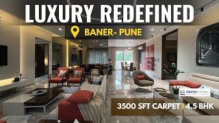 4.5BHK Early Possession Apartment for sale at Baner, Pune. | 3500 sft carpet premium society