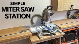 Miter Saw Station Design Tour & Dust Collection Upgrade