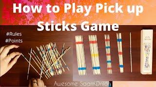 mikado spiel game how to play | pick up stick rules | Awesome Saamonion