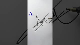 Signature ideas for letter A  #ideas #signaturestyle #design