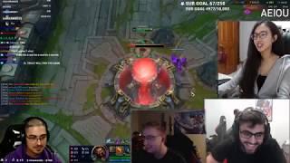 League Of Legends - Trick2g with the hilarious Backdoor (Streamers Synced)