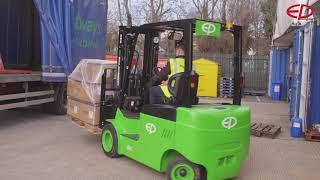 The worlds first real Li-Ion forklift truck from EP Equipment