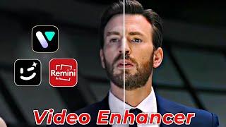 Remini vs Wink vs Vmake Video Enhancer Comparison - High Quality Video Android