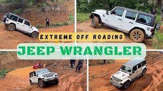 Jeep Wrangler Off roading // extreme off road events // asli test of jeep wrangler