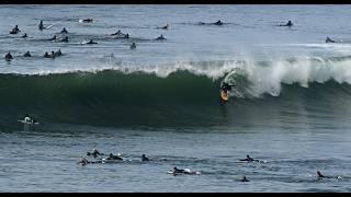 Swamis Surf on a Solid Day... a bit Chaotic on the 1st Swell of the Season (San Diego, Dec-22-24)