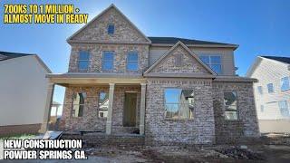 Homes For Sale - ALMOST MOVE IN READY - NEW CONSTRUCTION - Powder Springs Ga. - 700ks to 1 MILLION+