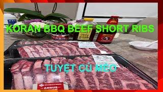 KOREAN BBQ BEEF SHORT RIBS. THE BEST RECIPE. SƯỜN BÒ NƯỚNG HÀN QUỐC