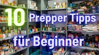 10 Prepper Tipps für Beginner! So fängst du an! #krisenvorsorge #blackout #prepping #prepper #wwii