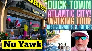 🟡 Atlantic City | Join Me For A Walk Around The Duck Town Neighborhood Of AC! Restaurants & Shops!