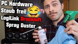 PC & Hardware Staub frei! Frühjahrsputz!  Druckluft aus der Dose LogiLink Spray Duster Review