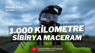 Motosikletimle Sibirya Maceram - Novosibirsk'i Keşfetmek!  - ️ #SibiryaSürüşü S1-B26