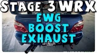 Stage 3 WRX | External Wastegate in Tunnels | LOUD