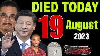 Famous Celebrities Who Died Today On 19 August 2023 | USA Famous Death