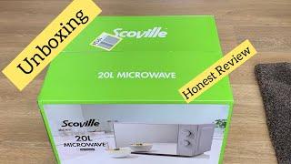 SCOVILLE 20L MICROWAVE UNBOXING/full review/not sponsored/#insideuk