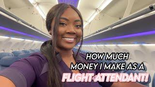 How Much Money Does A Flight Attendant Make? | Flight Attendant Vlog