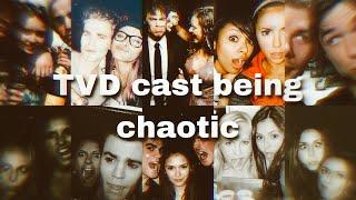 THE VAMPIRE DIARIES CAST BEING CHAOTIC FOR 11 MINUTES