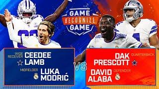 Real Madrid x NFL Challenge | Modrić/CeeDee Lamb vs Alaba/Dak Prescott