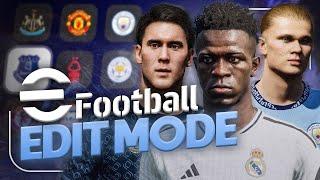 Edit Mode in eFootball 2025 | PC Version Shows the Potential