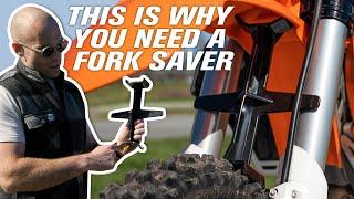 HOW TO USE A FORK SAVER / BRACE? AND WHY IT IS A MUST!