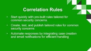 Feature Demo: Correlation Rules