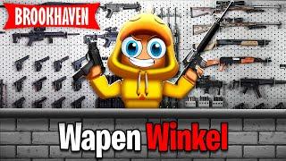 Ik OPEN Een WAPEN WINKEL In Brookhaven! (Roblox)