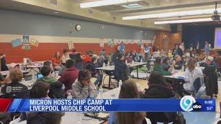 Micron hosts Chip Camp at Liverpool Middle School