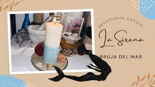 La Sirena Devotional Candle | ‍️ | Mermaid, Sirens & Water Spirits