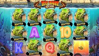 BIG BASS SPLASH 40 MIN NON STOP BONUS BUY ONLINE CASINO ONLINE SLOT NICE GAMEPLAY