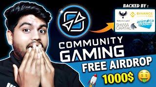 Community Gaming Airdrop Full Guide - New Play To Airdrop   Free Crypto Airdrop 2024 