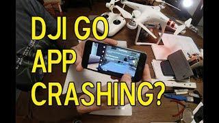 DJI Go App Crashing On You? This Might be The Fix!