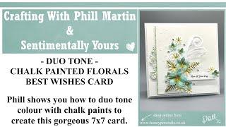 How To - Duo Tone Chalk Painted Florals