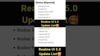 Realme Ui 5.0 Android 14 Update List Here #youtubeshorts#shortsvideo#viral#viralshorts