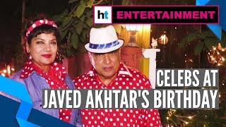 Shah Rukh Khan, Aamir Khan, Mukesh Ambani at Javed Akhtar's birthday bash