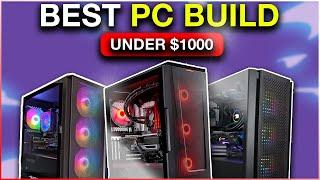 Best BUDGET Gaming PC Builds in 2024 (UNDER $1000) 