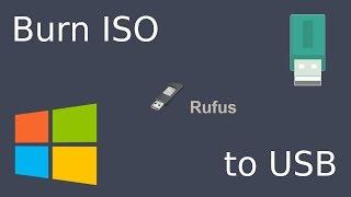 Windows - Burn Iso to USB