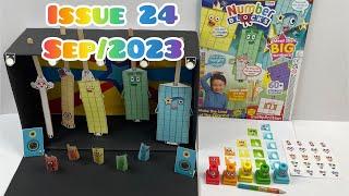 Numberblocks magazine, issue 24, Sep/2023 with 1 - 5 stamper set 1️⃣2️⃣3️⃣4️⃣5️⃣