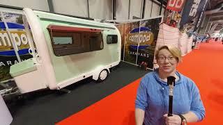 Small caravans: The funky Campod: a compact, lightweight, full height, caravan for 1 or 2