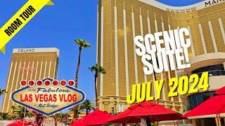 Delano Las Vegas (Scenic Suite 7917) Room Tour 25th July 2024