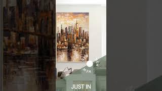 brooklyn ny,skyline painting