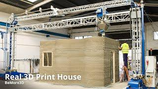 Real 3D Print House by BE MORE 3D