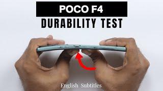 POCO F4 5G Durability Test - How good is Cheapest Flagship ?