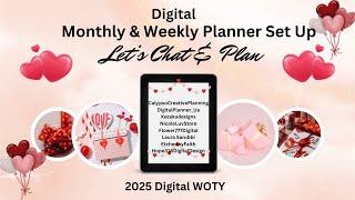 2025 Digital WOTY Feb Monthly/Weekly Setup: Oh So Many Shops! #digitalplanning #biblejournaling