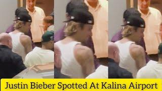 International Pop Icon Justin Bieber Spotted At Kalina Airport After Anant -Radhika Sangeet Ceremony