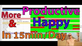 More Productive & Happy in 15min a Day - Bosslifehacks