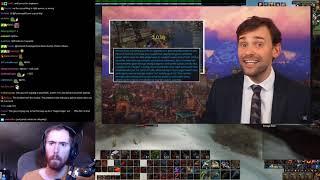 Asmongold Reacts to Taliesin & Evitel Talk About Mob Scaling in the Open World