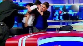 Politicians fight during live TV debate