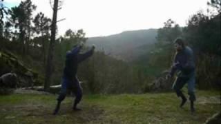 06 JAPAN NINJUTSU: Ongyoton Jutsu training